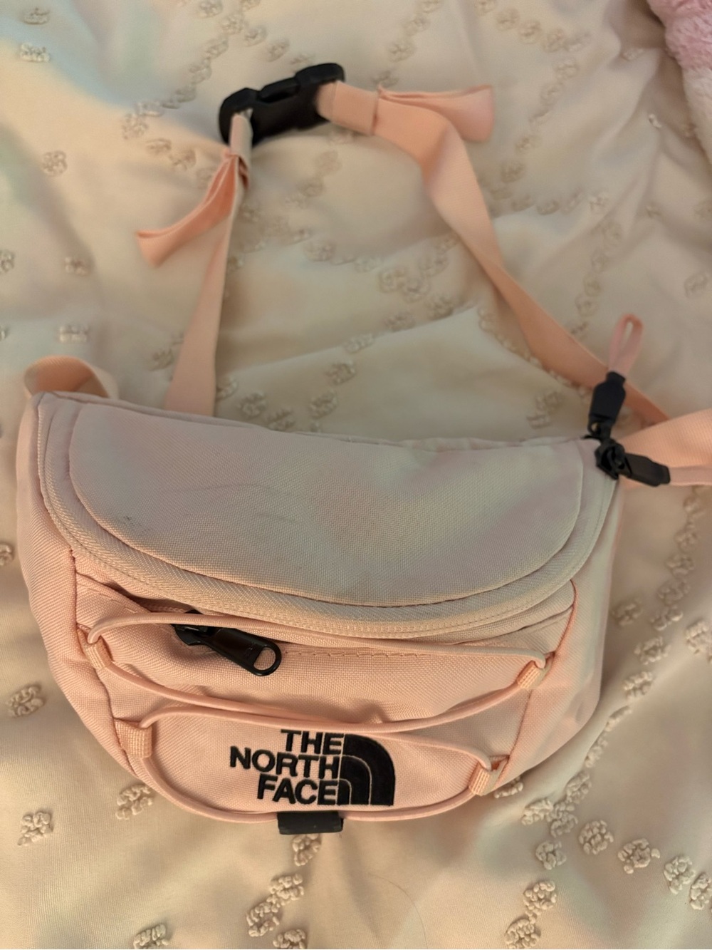 The North Face Blush Pink Crossbody Waist Pack